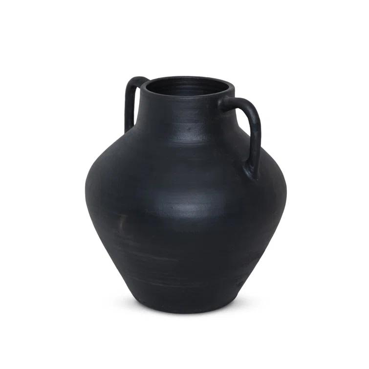 Atrani Vase by Amber Lewis x Four Hands - Black Terracotta