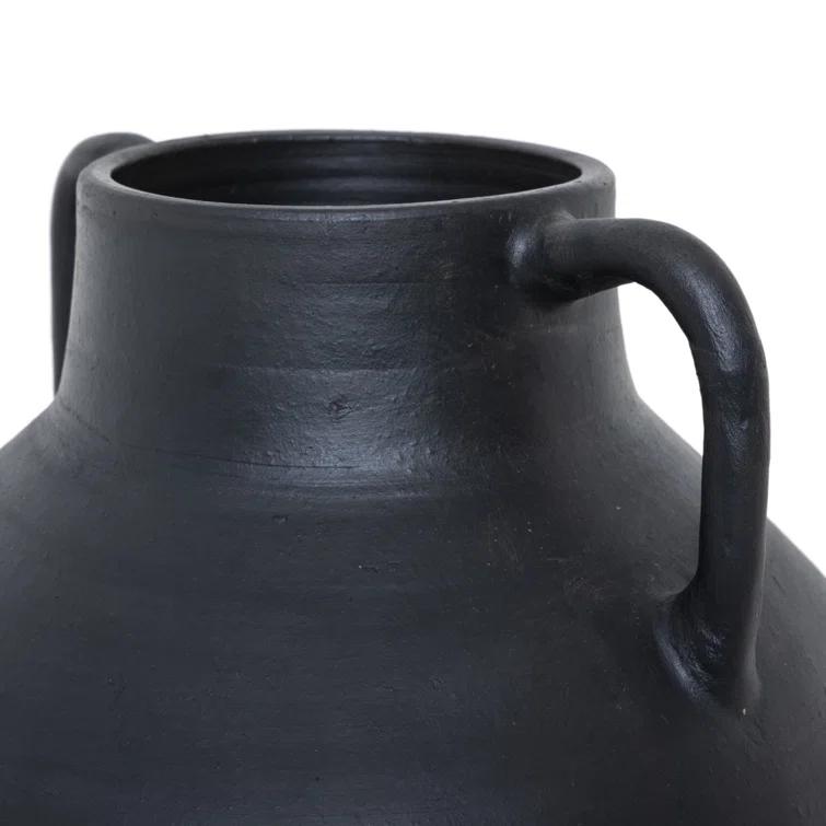 Atrani Vase by Amber Lewis x Four Hands - Black Terracotta