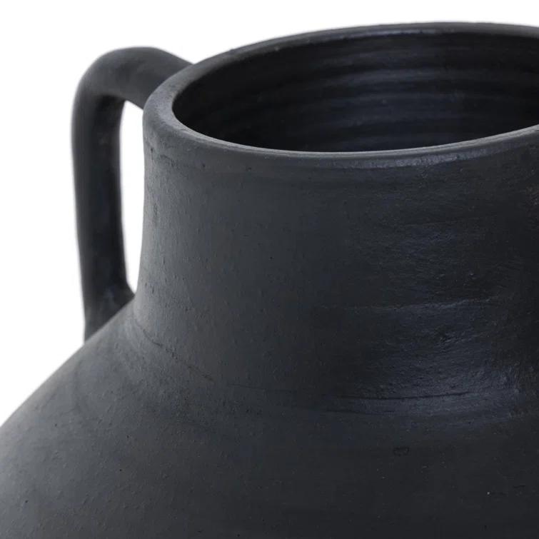 Atrani Vase by Amber Lewis x Four Hands - Black Terracotta