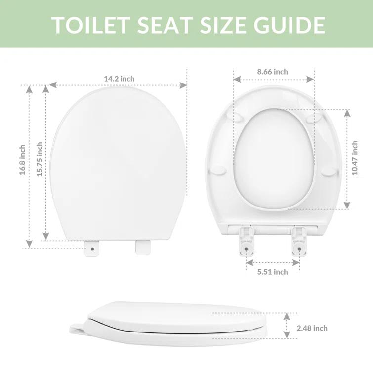 WSSROGY 2001c Round Toilet Seat and Lid