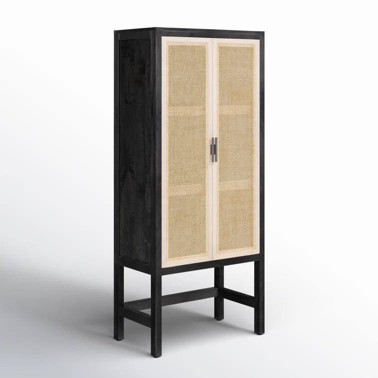Boudreau Solid Wood Storage Cabinet