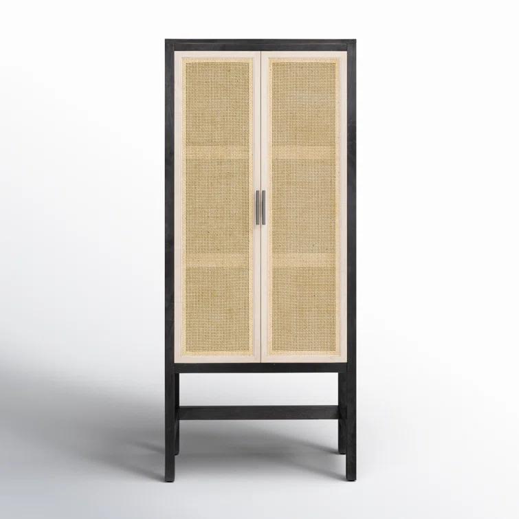 Boudreau Solid Wood Storage Cabinet