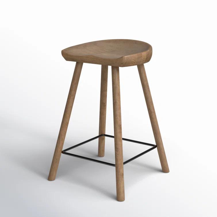 Casimer Solid Wood Stool