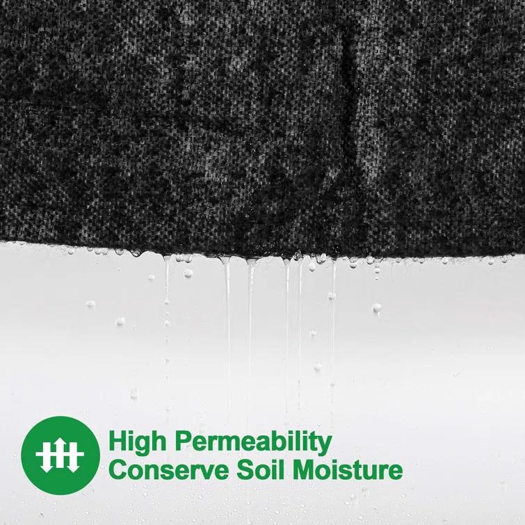 Amagabeli 5.8oz 3ft x 300ft Weed Barrier Landscape Fabric Ground Cover Weed Cloth Heavy Duty