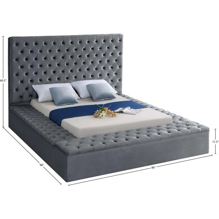 Johnnay Upholstered Platform Storage Bed