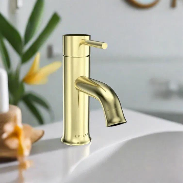 Lulani Aruba Single Hole Bathroom Faucet with Drain Assembly