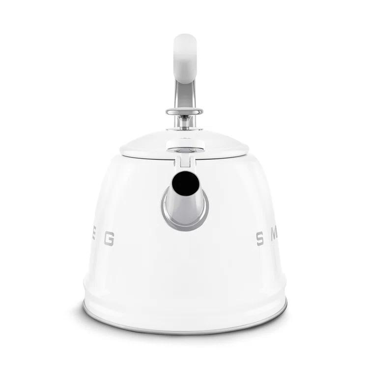 SMEG White Whistling Stovetop Kettle
