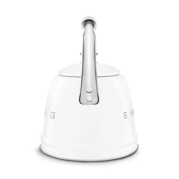 SMEG White Whistling Stovetop Kettle