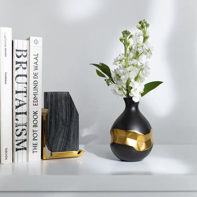 ANNA New York Anna New York Modern & Contemporary Non-Skid Bookends (Set of 2)