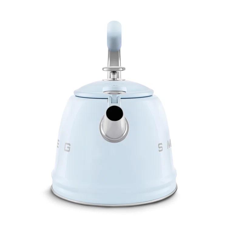 SMEG Pastel Blue Whistling Stovetop Kettle