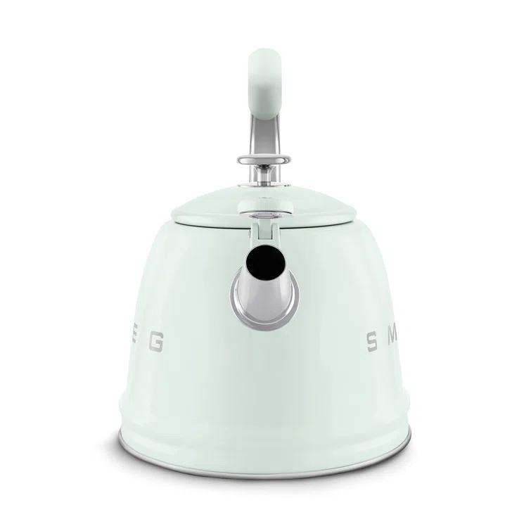SMEG Pastel Green Whistling Stovetop Kettle
