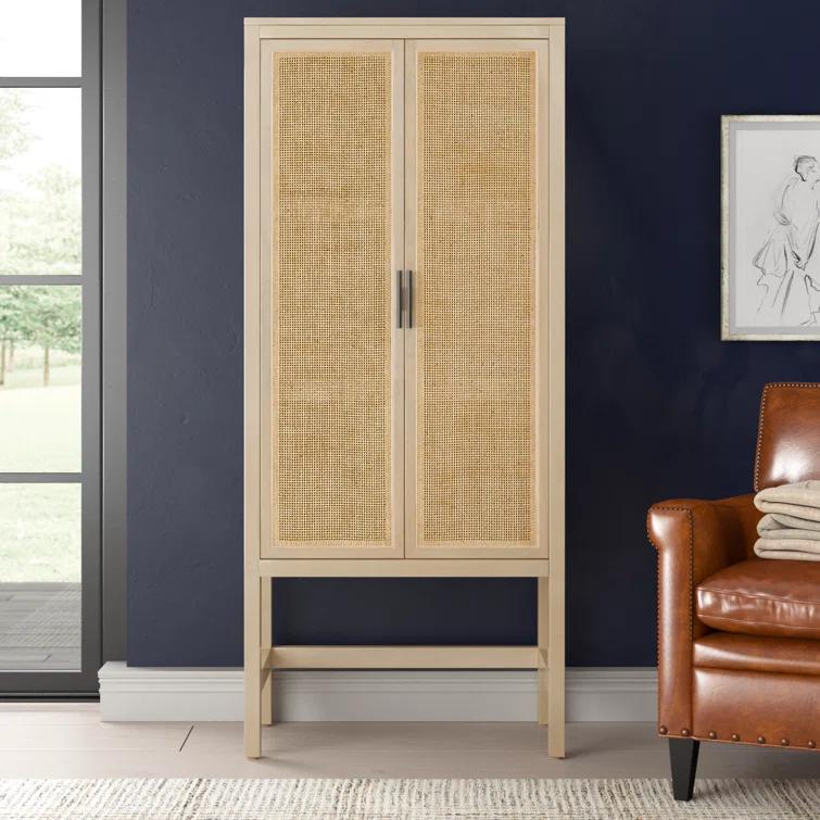 Boudreau Solid Wood Storage Cabinet