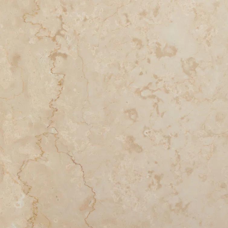 Alber Indoor / Outdoor Side Table - Cream Marble