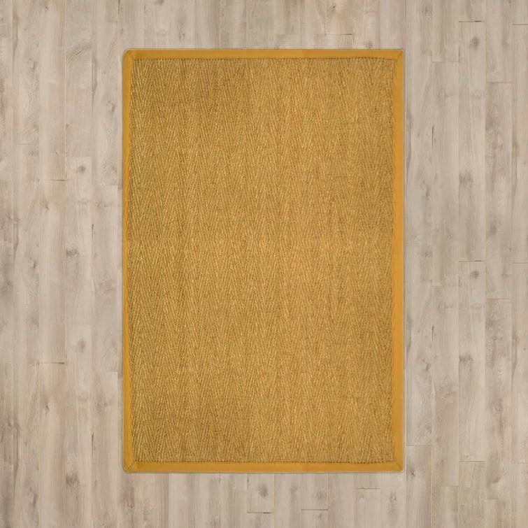 Natural Fiber Seagrass Solid Color Rug