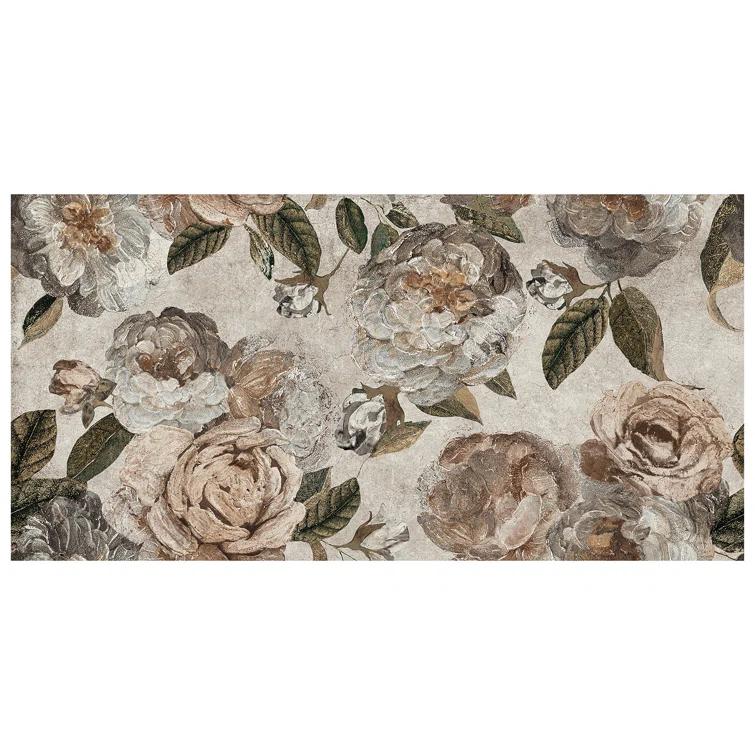 Merola Tile Parete Fiori 24" x 47" Porcelain Natural / Floral Wall & Floor Tile