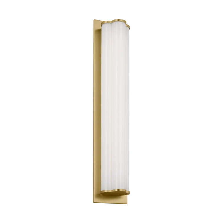 Freya Single Frosted Dimmable LED Vanity Light
