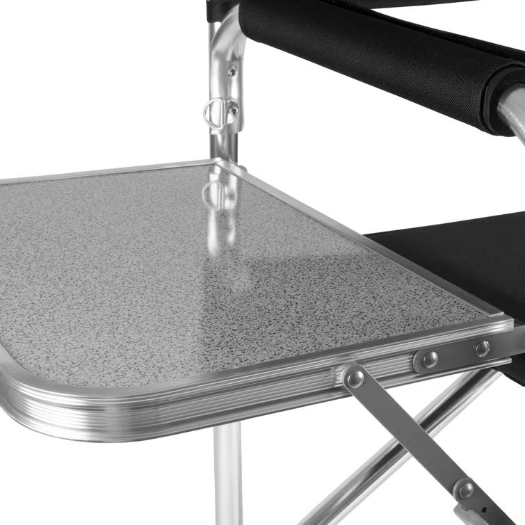 Sports Outdoor Portable Camp Chair with Side Table