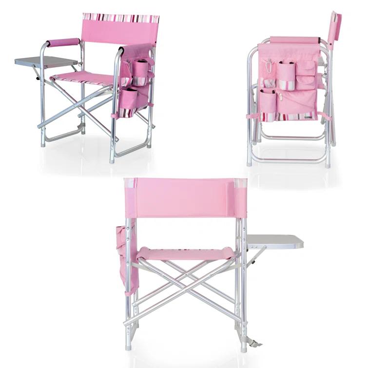 Sports Outdoor Portable Camp Chair with Side Table