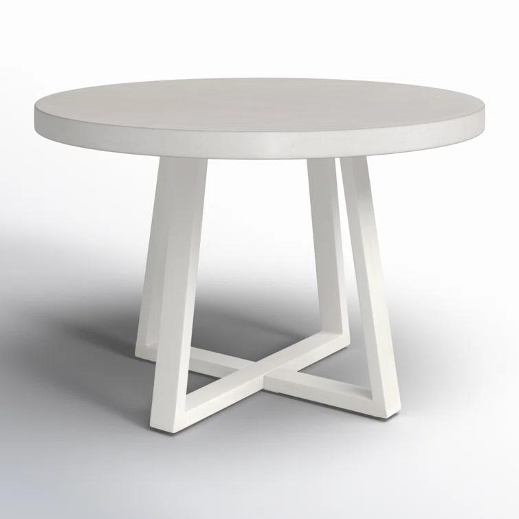 Hollis Indoor / Outdoor Round Dining Table - Natural / 48"