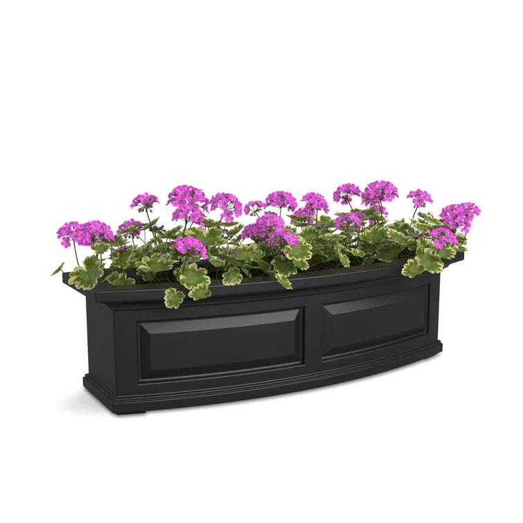 Nantucket Resin Window Box with Water Reservoir