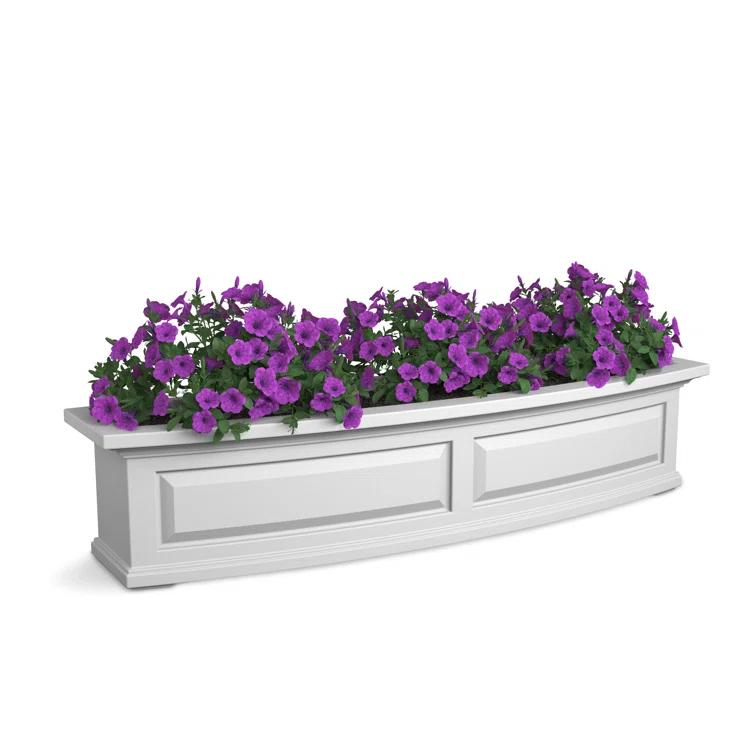 Nantucket Resin Window Box with Water Reservoir