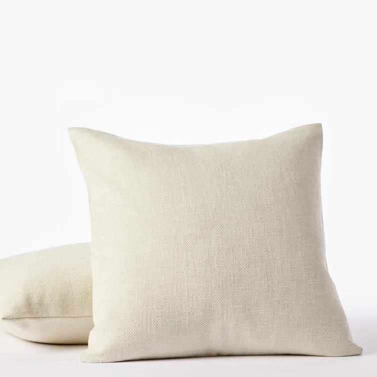Coyuchi Canyon Organic Cotton Reversible Pillow Cover