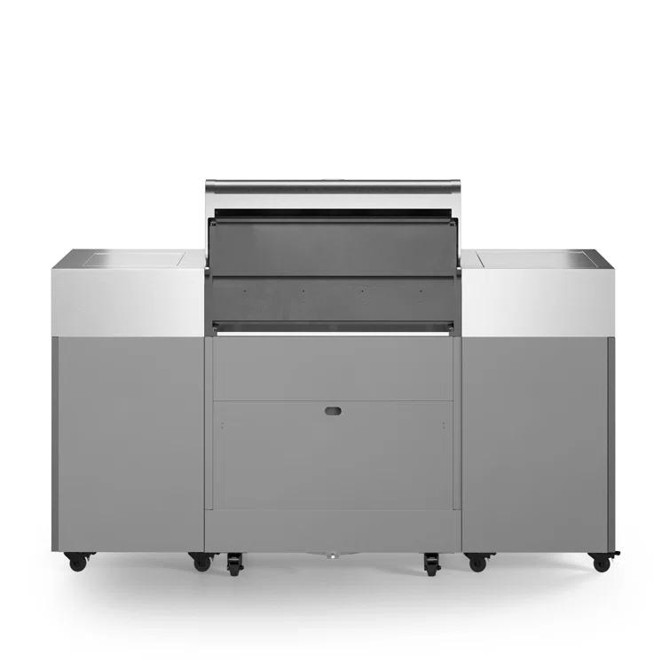 TYTUS Fresno 4 - Burner Freestanding Propane Gas Grill with Side Burner and Cabinet