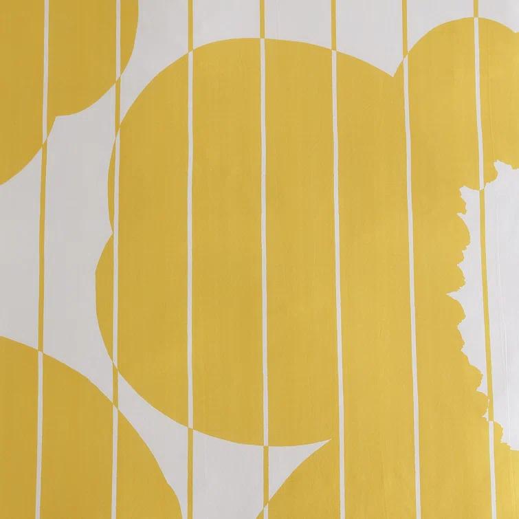 Vesi Unikko Cotton Yellow/Beige Duvet Cover Set