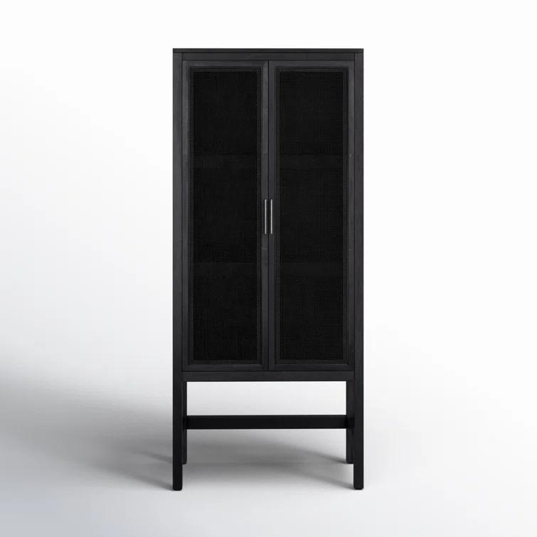 Hannah Narrow Cabinet - Black and Black