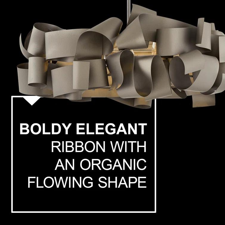Delfina Five-Light Chain-Hung Modern Chandelier