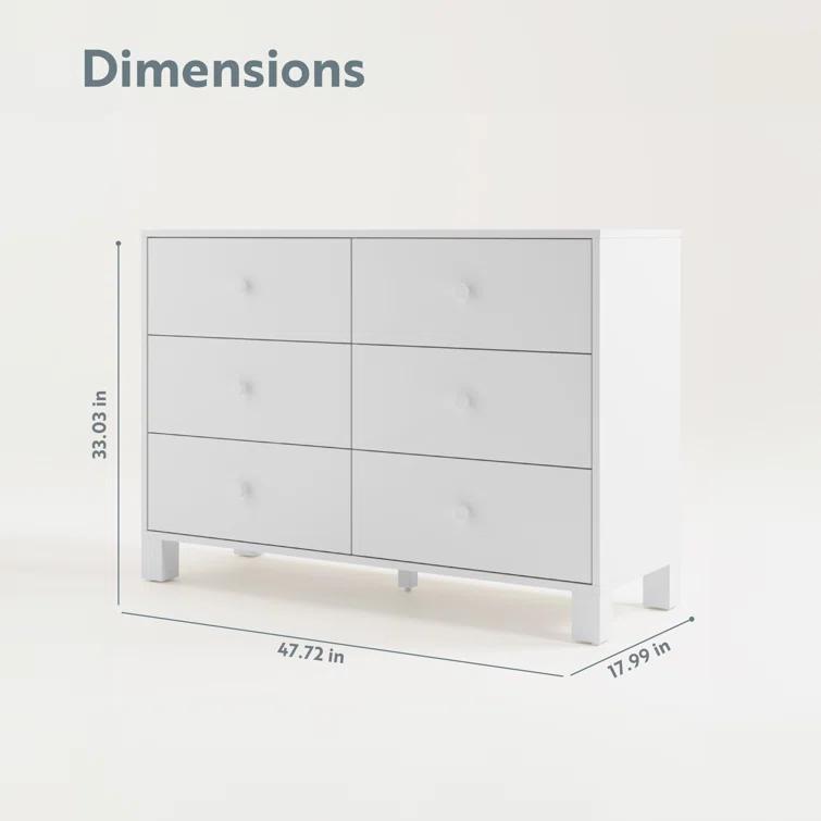 California 6 Drawer Dresser