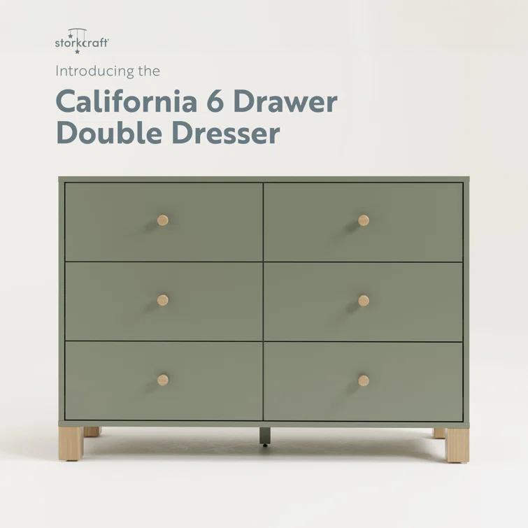California 6 Drawer Dresser