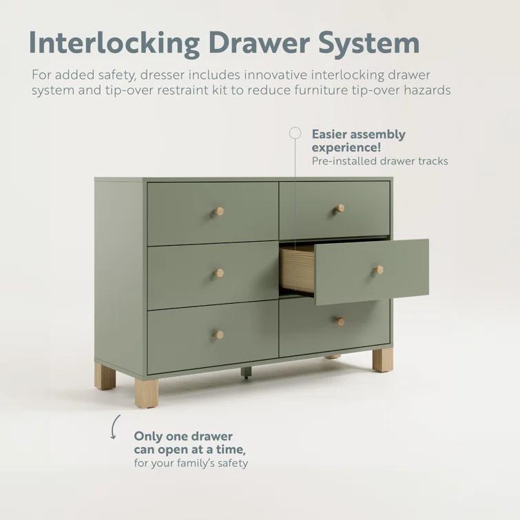California 6 Drawer Dresser