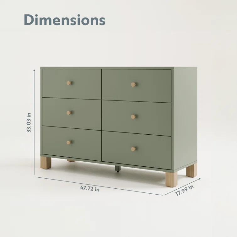 California 6 Drawer Dresser