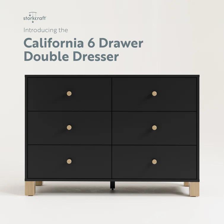 California 6 Drawer Dresser
