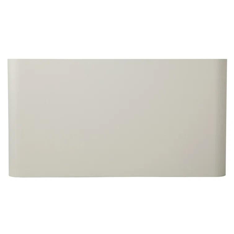 Modern Off-White Polished Rectangular Cocktail Table