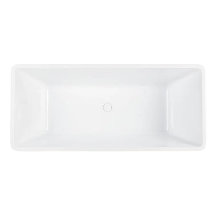 65" Laxson Acrylic Freestanding Tub