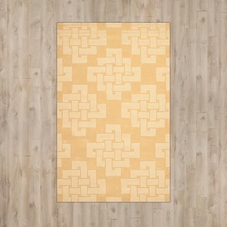Martha Stewart Hand Tufted Wool Pile Geometric Rug