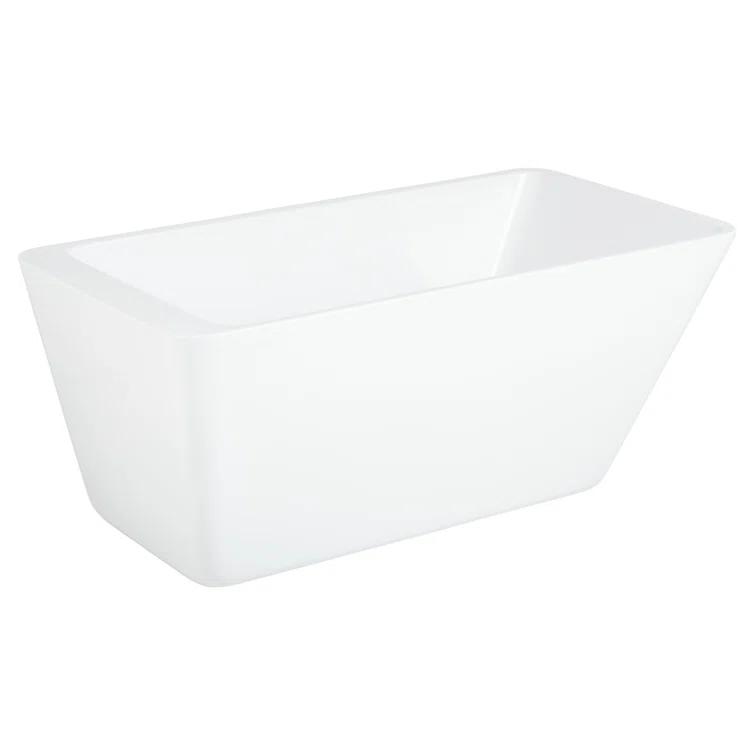 Jaidyn 55" Freestanding Soaking Acrylic Bathtub