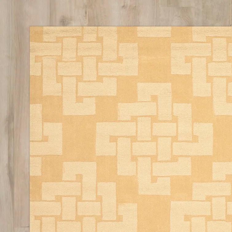 Martha Stewart Hand Tufted Wool Pile Geometric Rug