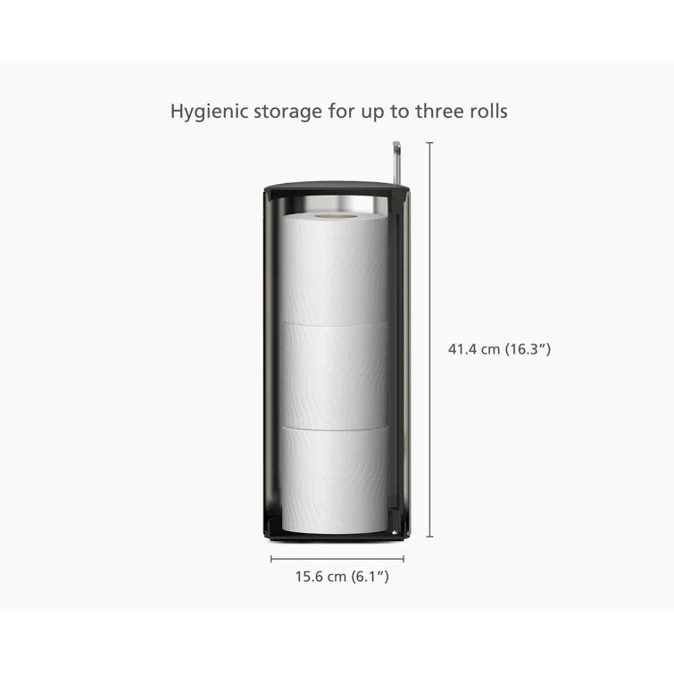 Joseph Joseph 70593 Joseph Joseph EasyStore Luxe Concealed Toilet Paper Holder