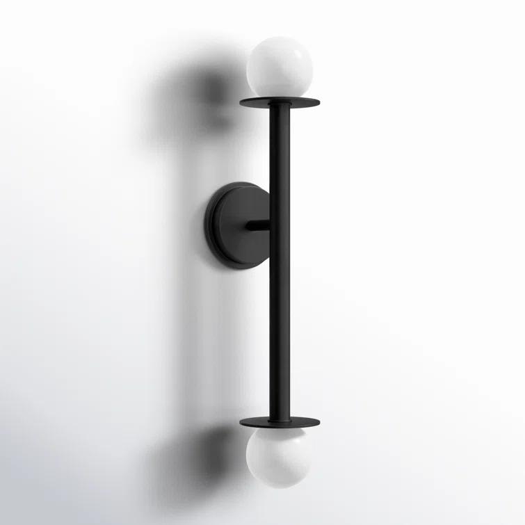 Nodes Double Sconce by Kelly Wearstler - Black