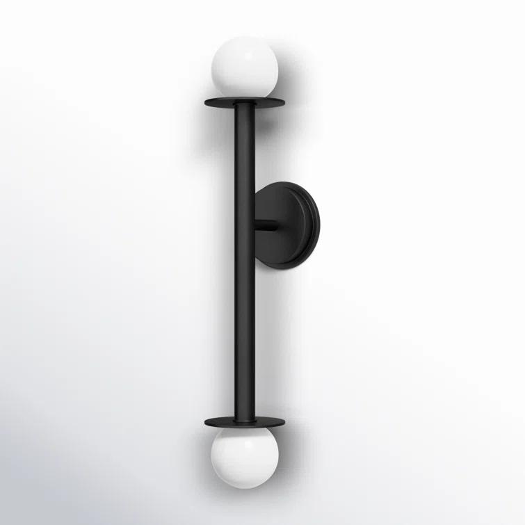 Nodes Double Sconce by Kelly Wearstler - Black
