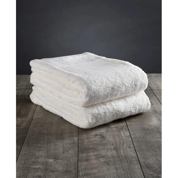 Delilah Home - 100% Organic Bath Towel Set - High Quality, Ultra-Soft, & Absorbent Turkish Organic Cotton Spa Towels - Eco-Friendly & Vegan (Two pieces each 13x13) Pack of 2, Ivory Face Towels
