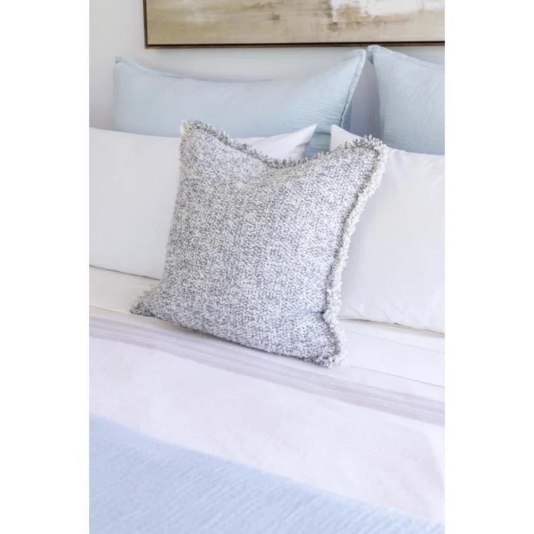 Pom Pom At Home Brentwood Frayed Throw Pillow