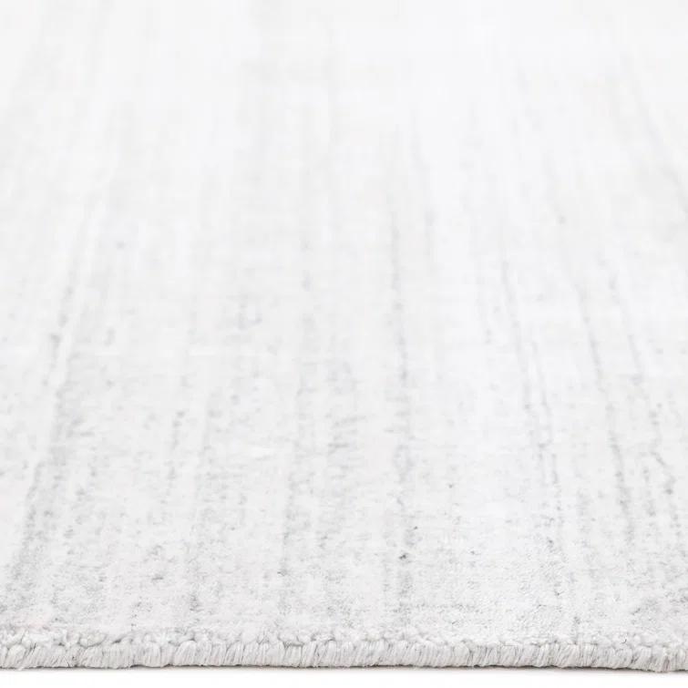 Harbor Hand Loomed Wool/Viscose/Cotton Area Rug in Ivory