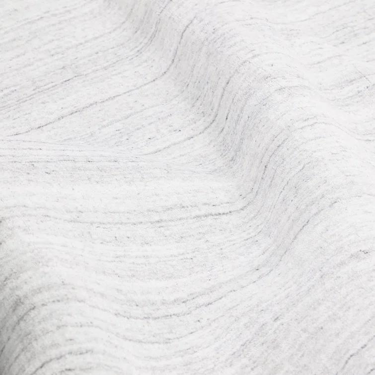 Harbor Hand Loomed Wool/Viscose/Cotton Area Rug in Ivory