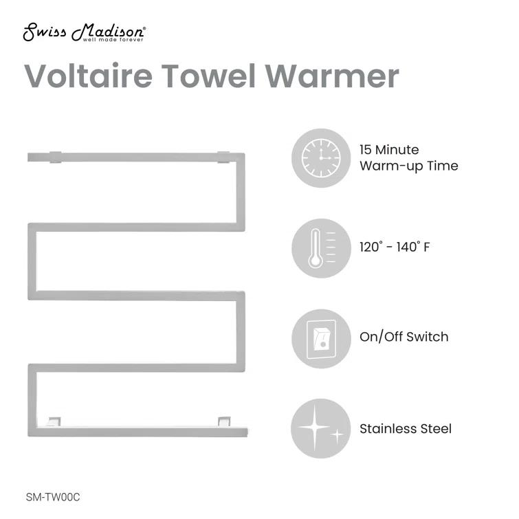 Voltaire 5-Bar Electric Towel Warmer