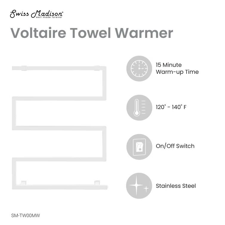Voltaire 5-Bar Electric Towel Warmer
