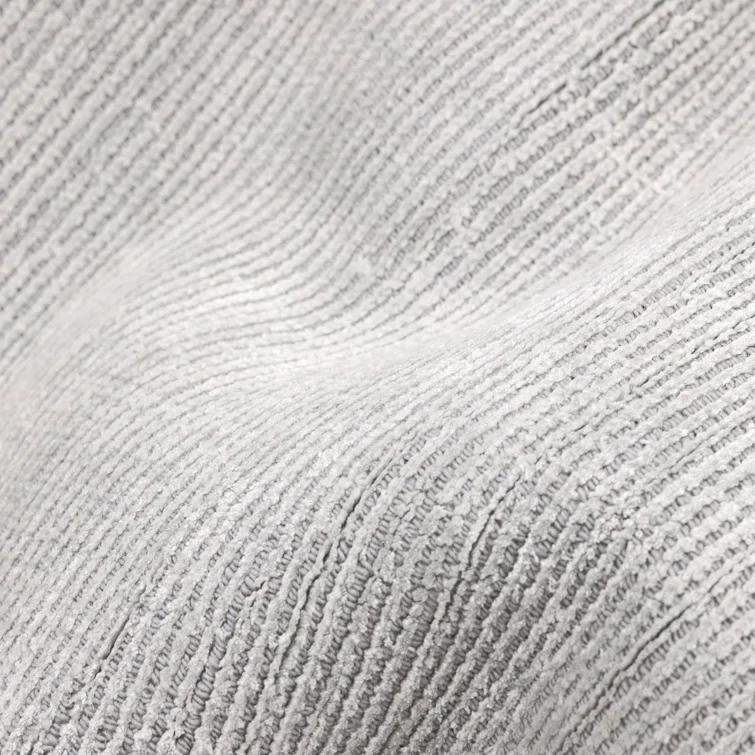 Cordi 9' x 12' Gray Hand-Knotted Wool Viscose Cotton Rug